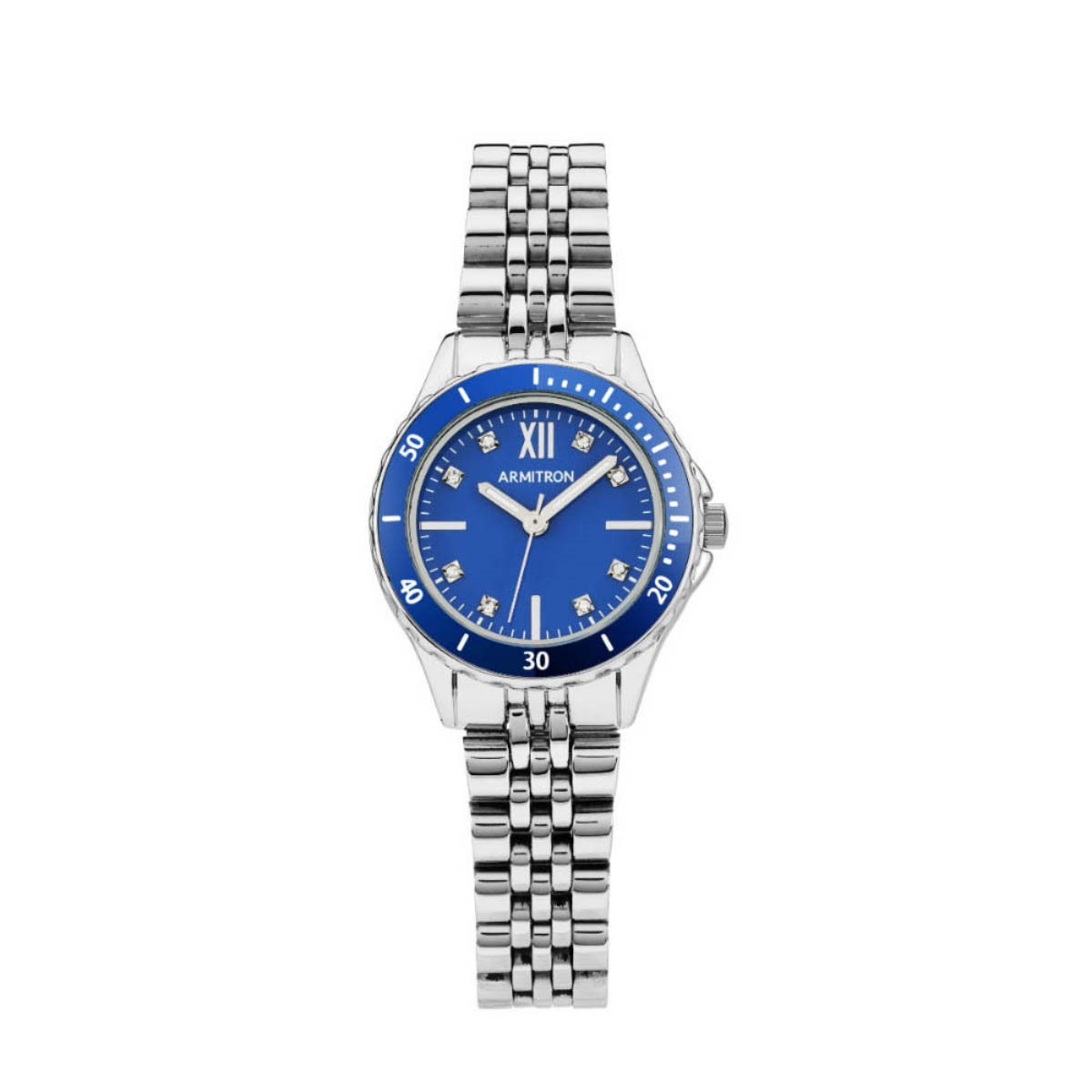 Reloj Armitron Silver Collection Plata 755730BLSVWM Mujer