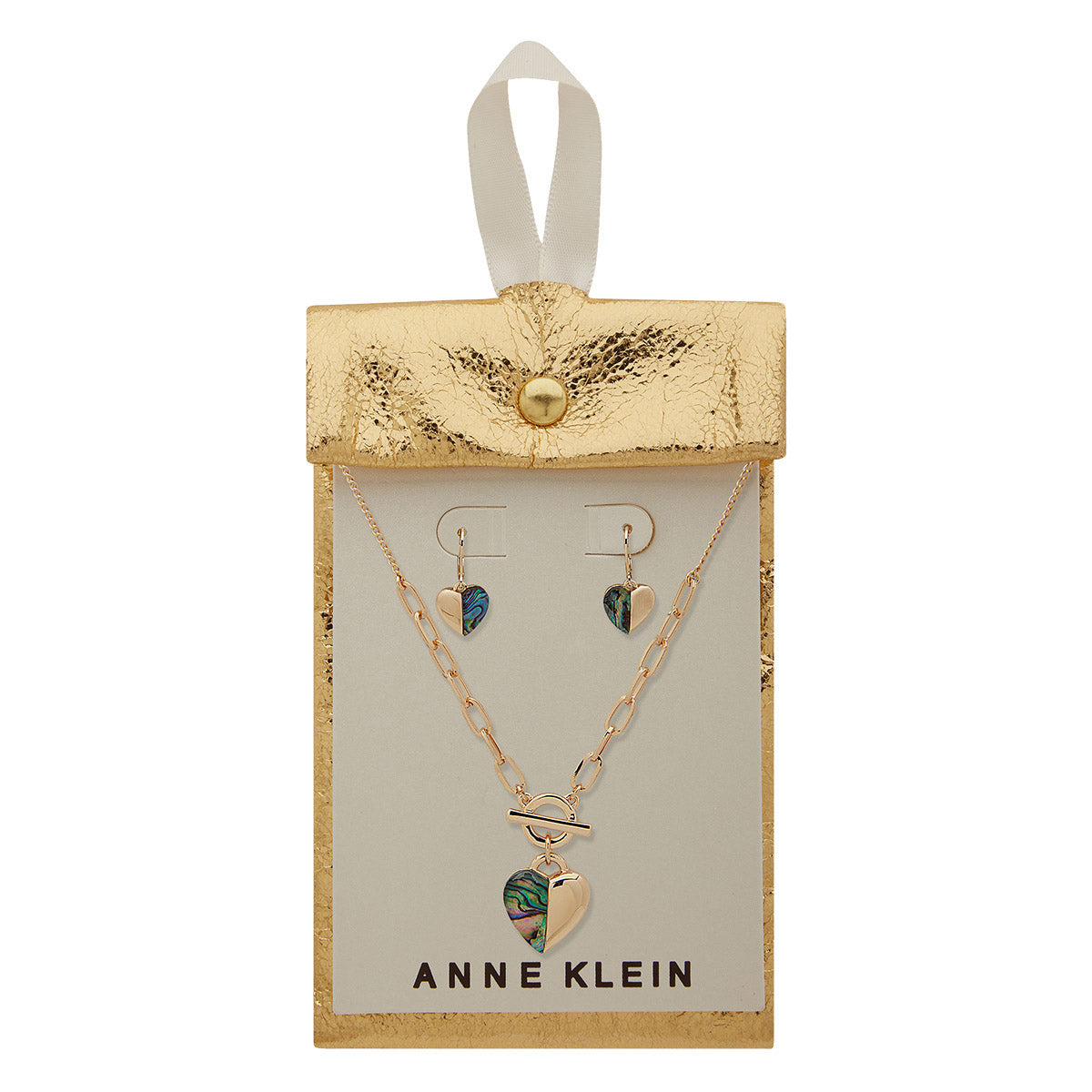 Set Collar Y Aretes Anne Klein Pouch Sets F23 01B00525 Mujer