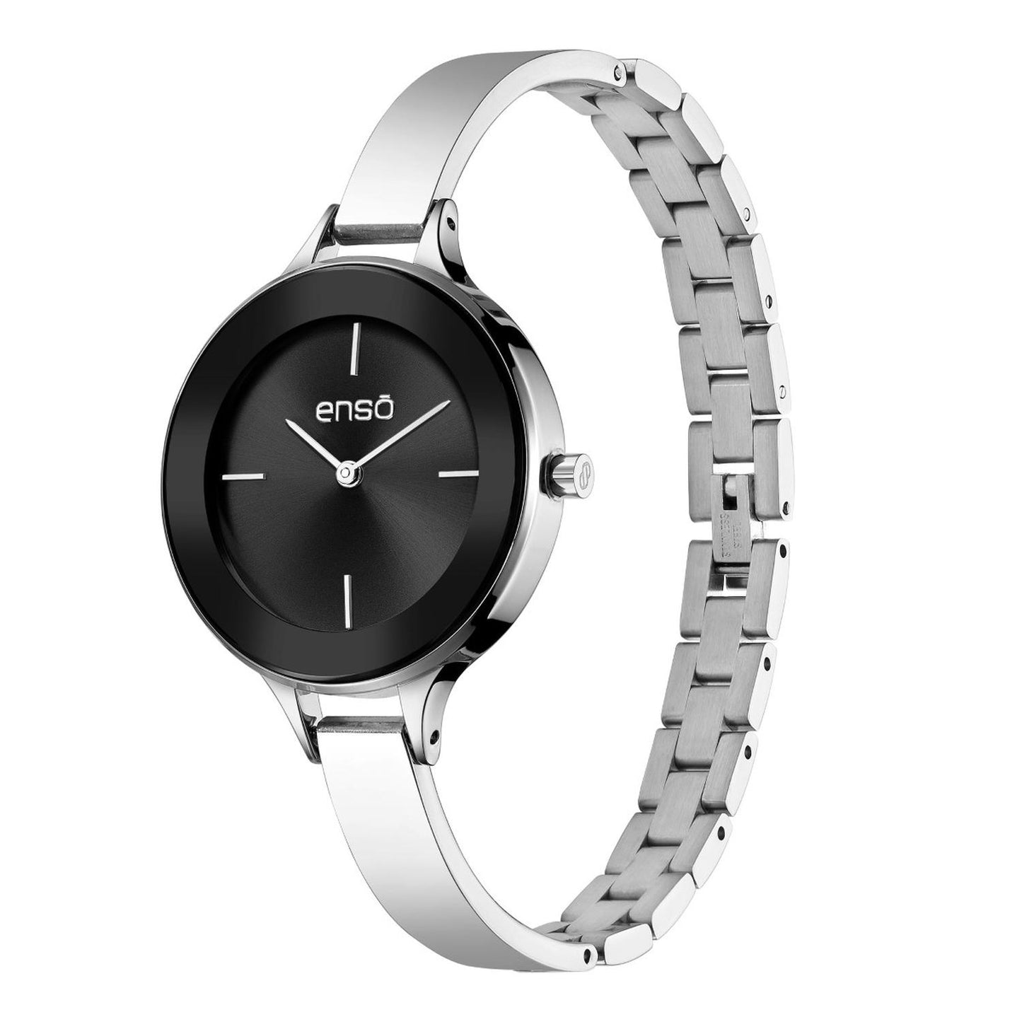 Reloj Análogo Enso Ladies Silver EW1061L1 Cuarzo Metal correa Acero para Mujer