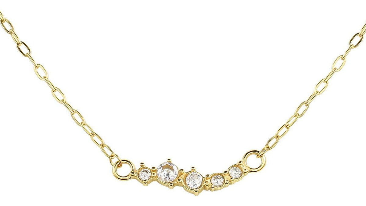 Collar Enso Gold EJN2183G De Acero Inoxidable Para Mujer