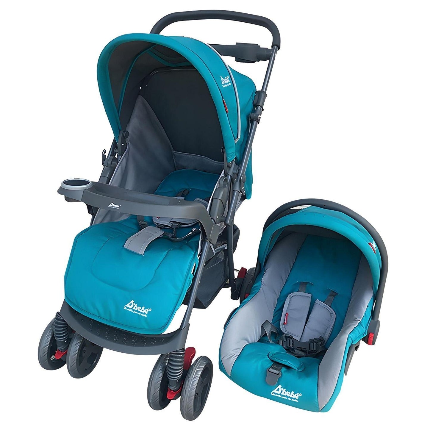 Set Carriola D'bebé Travel System Star Baby de 0 a 36 meses