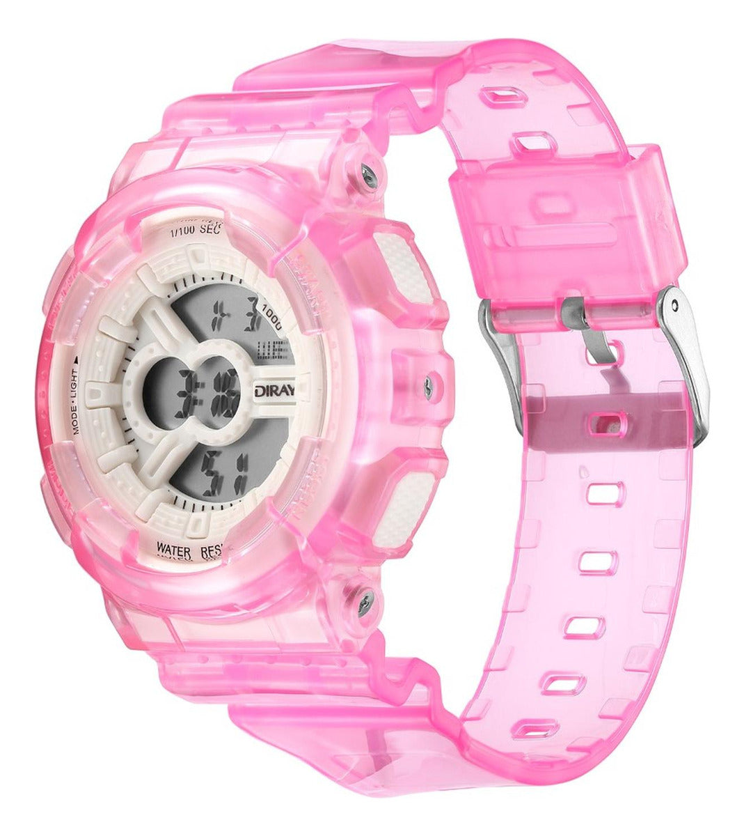 Diray Reloj DR216LCT6 Ladies Pink Cuarzo Resina correa Resina para Mujer