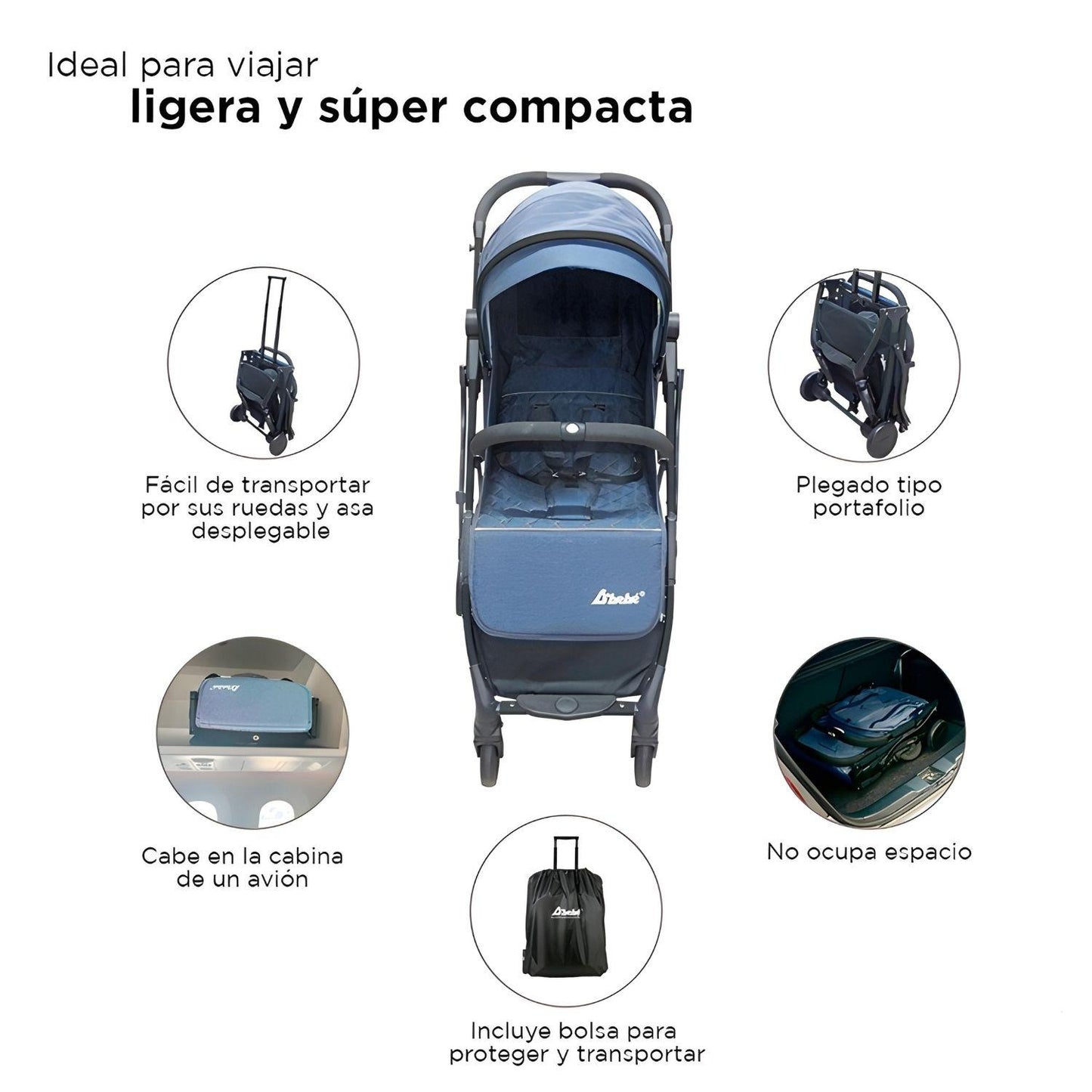 Carriola D'bebé Wing Unisex de 3 a 36 meses