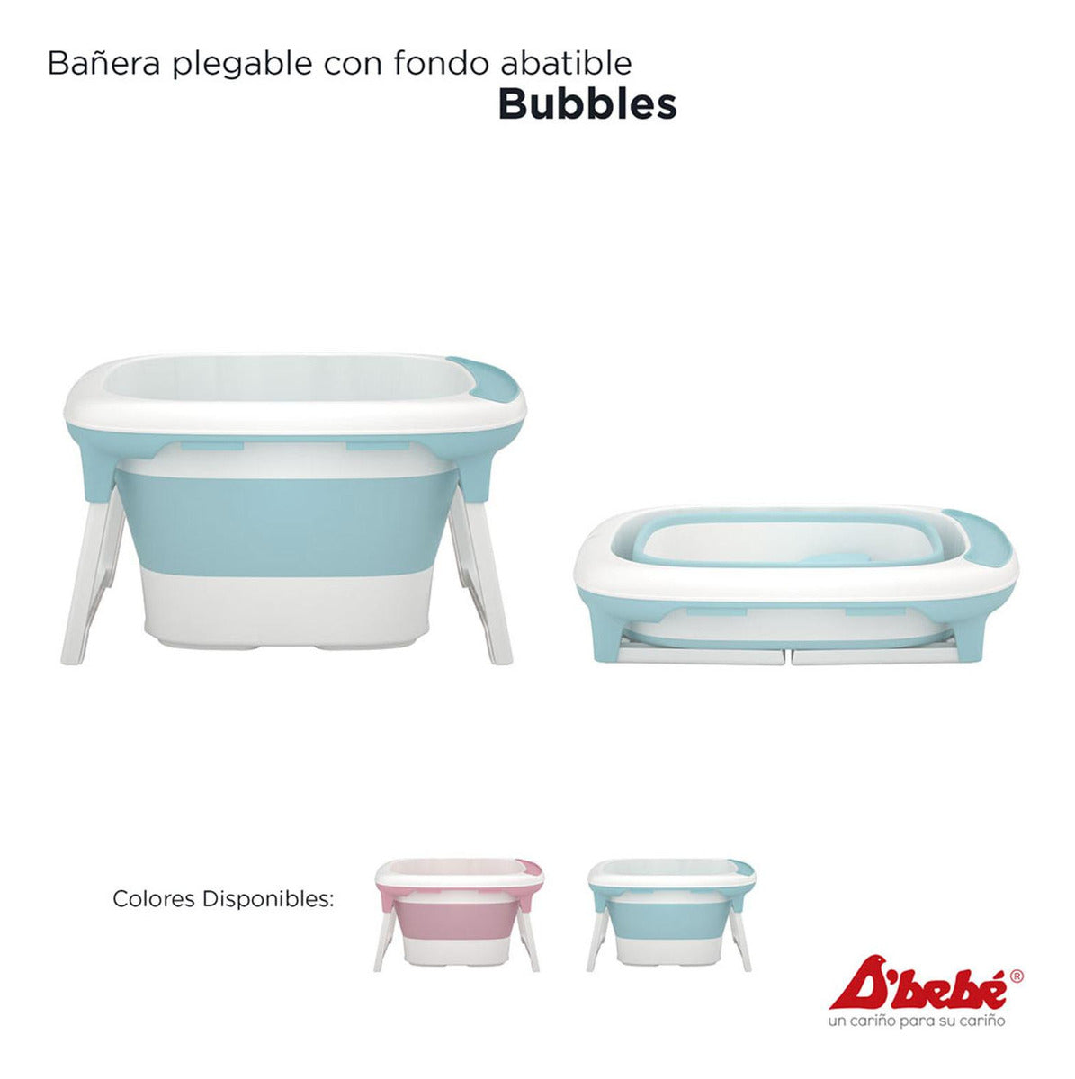 Bañera Pegable D'bebé Bubbles Unisex de 0 a 6 años