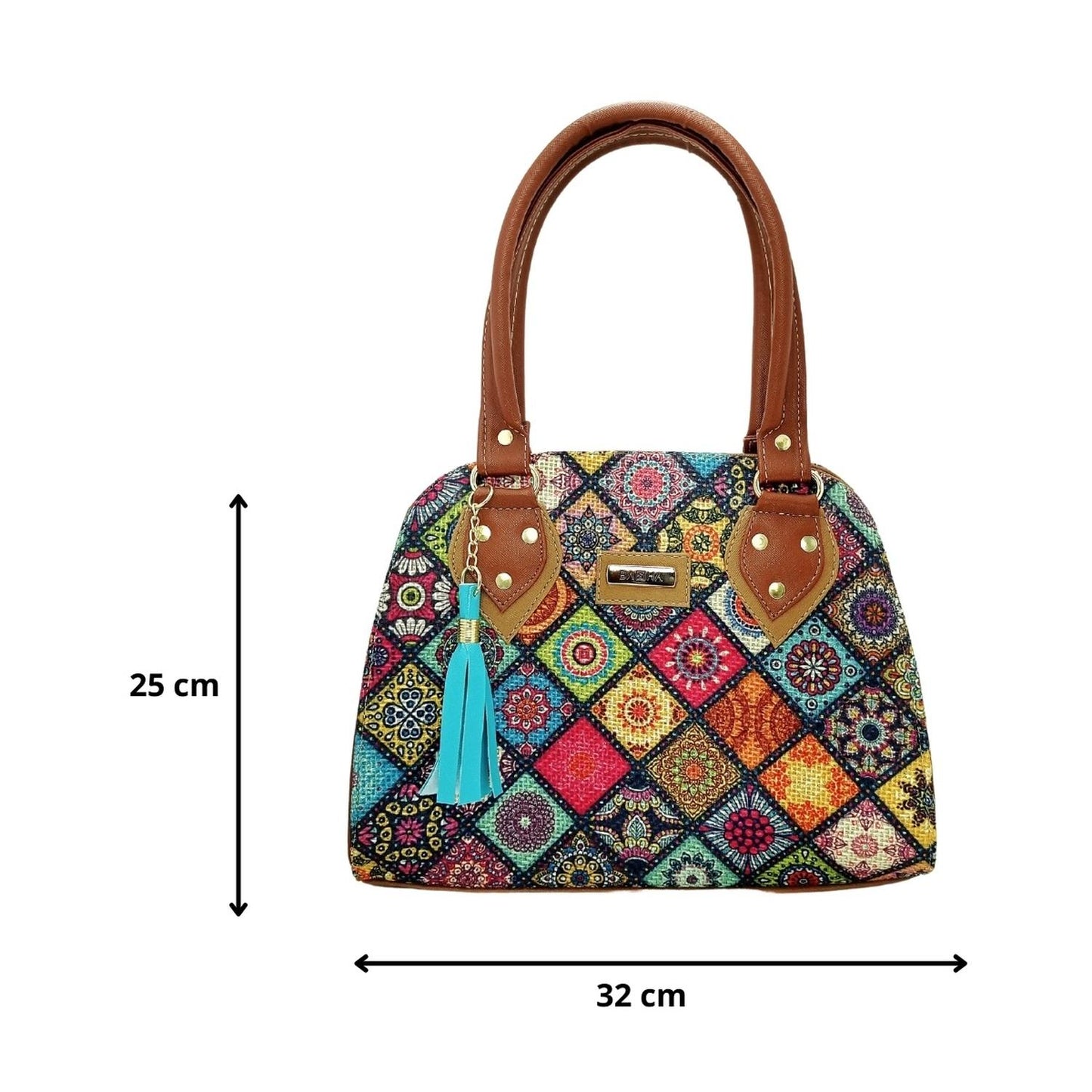 Bolsa Tote Zvezda Ivana Bambú BB-IVA Casual Para Mujer