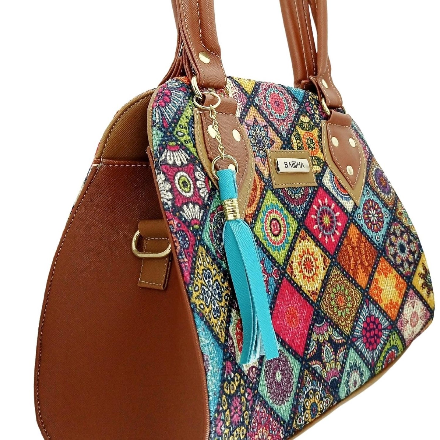 Bolsa Tote Zvezda Ivana Bambú BB-IVA Casual Para Mujer