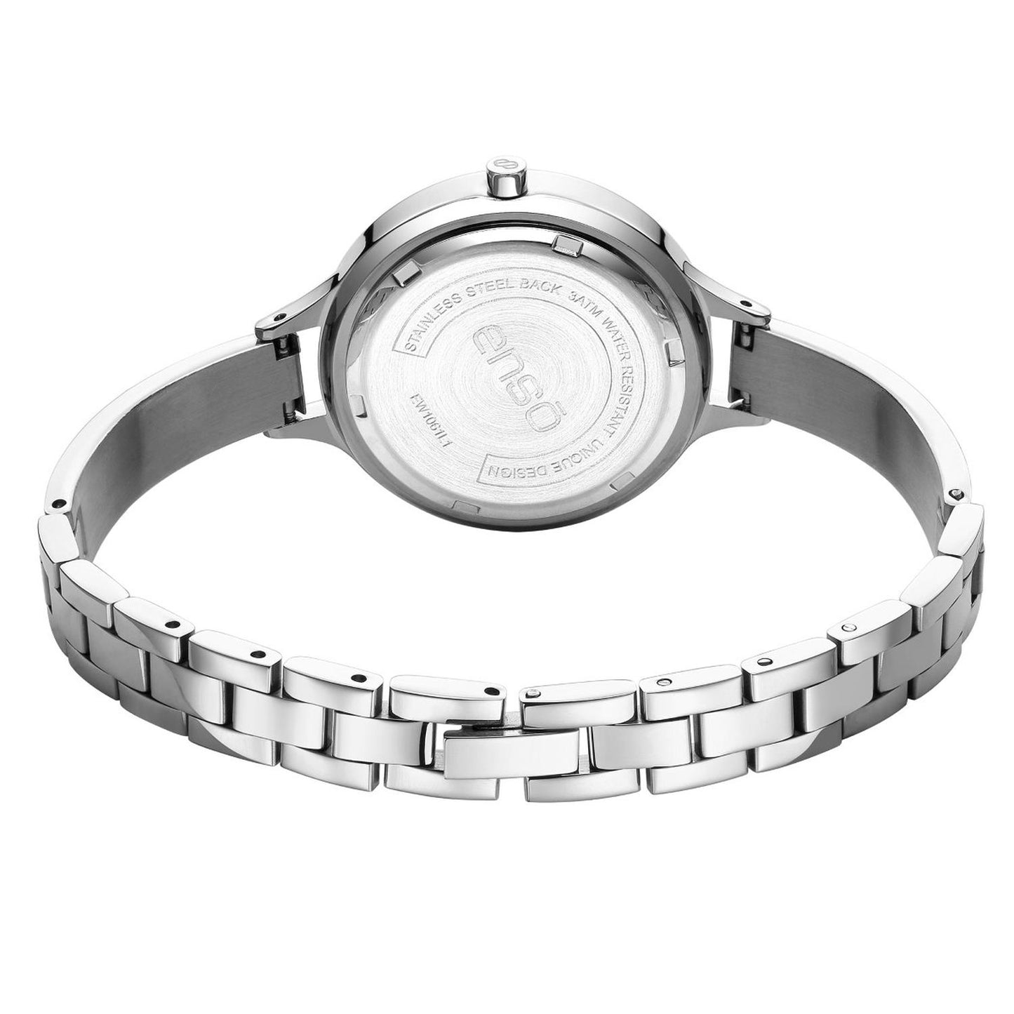 Reloj Análogo Enso Ladies Silver EW1061L1 Cuarzo Metal correa Acero para Mujer