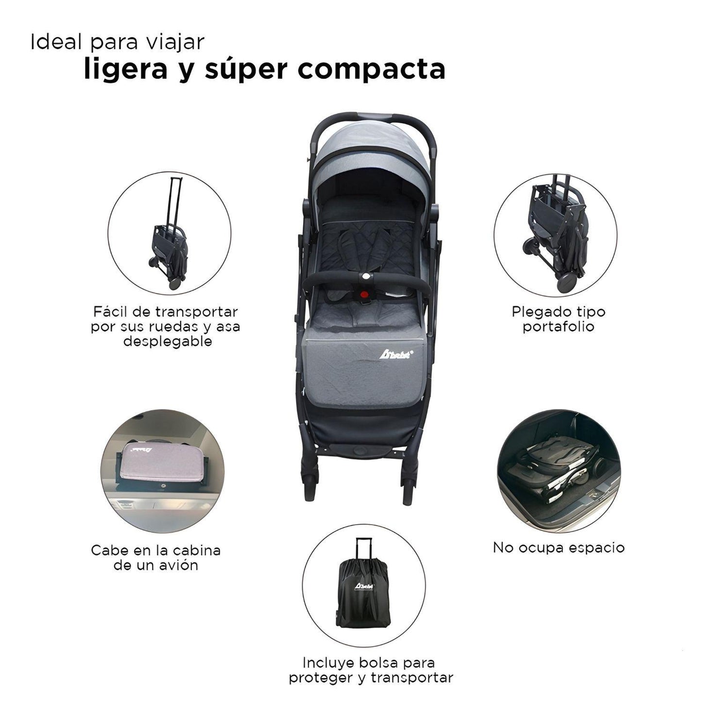 Carriola D'bebé Wing Unisex de 3 a 36 meses