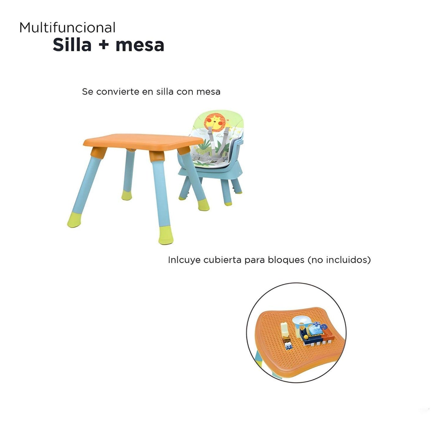 Silla Alta D'bebé Grow with Me Unisex de 6 meses a 7 años