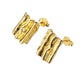 Aretes Enso Gold Earrings ESE015G Plata 925 Para Mujer