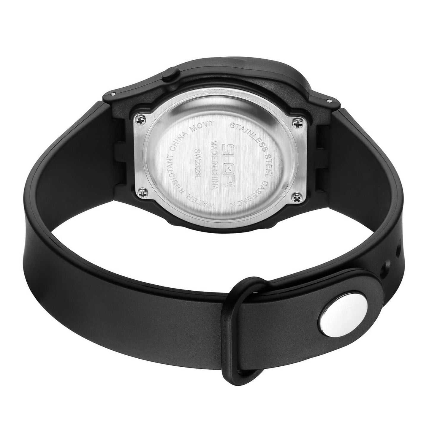 Reloj Digital Slop Boys Black SW2323L1 Cuarzo Resina correa Resina  para Niño