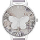 Reloj Olivia Burton Mujer Cuero OB16PP58 3D Butterfly