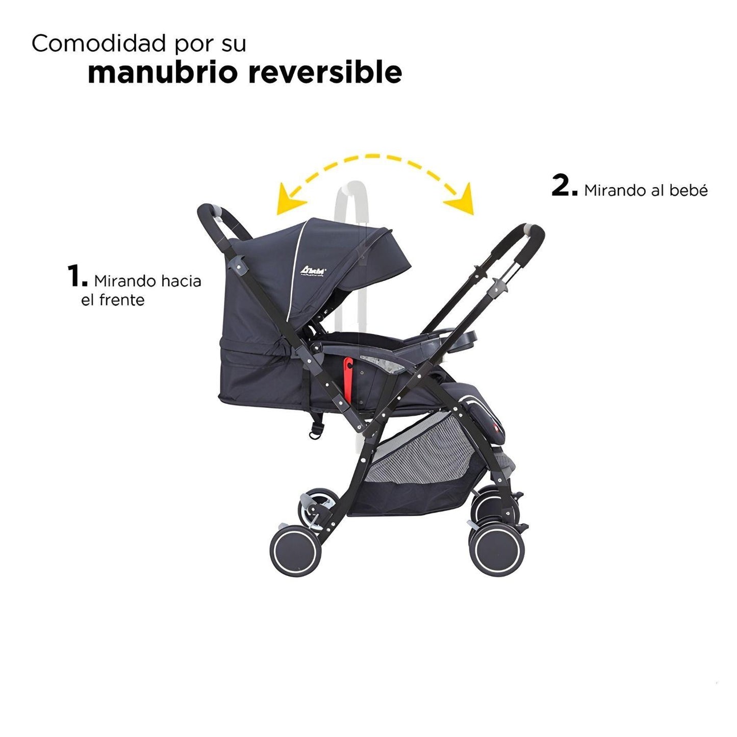 Carriola D'bebé Reversible Lu Unisex de 3 a 36 meses