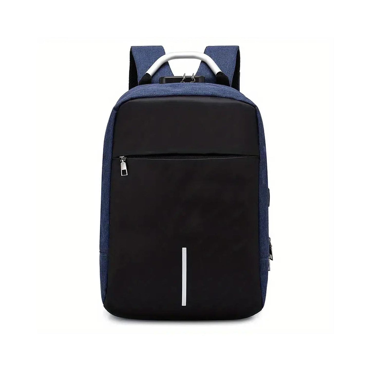 Mochila Para Laptop 15,6" Con Puerto USB Moderna Poliéster Unisex