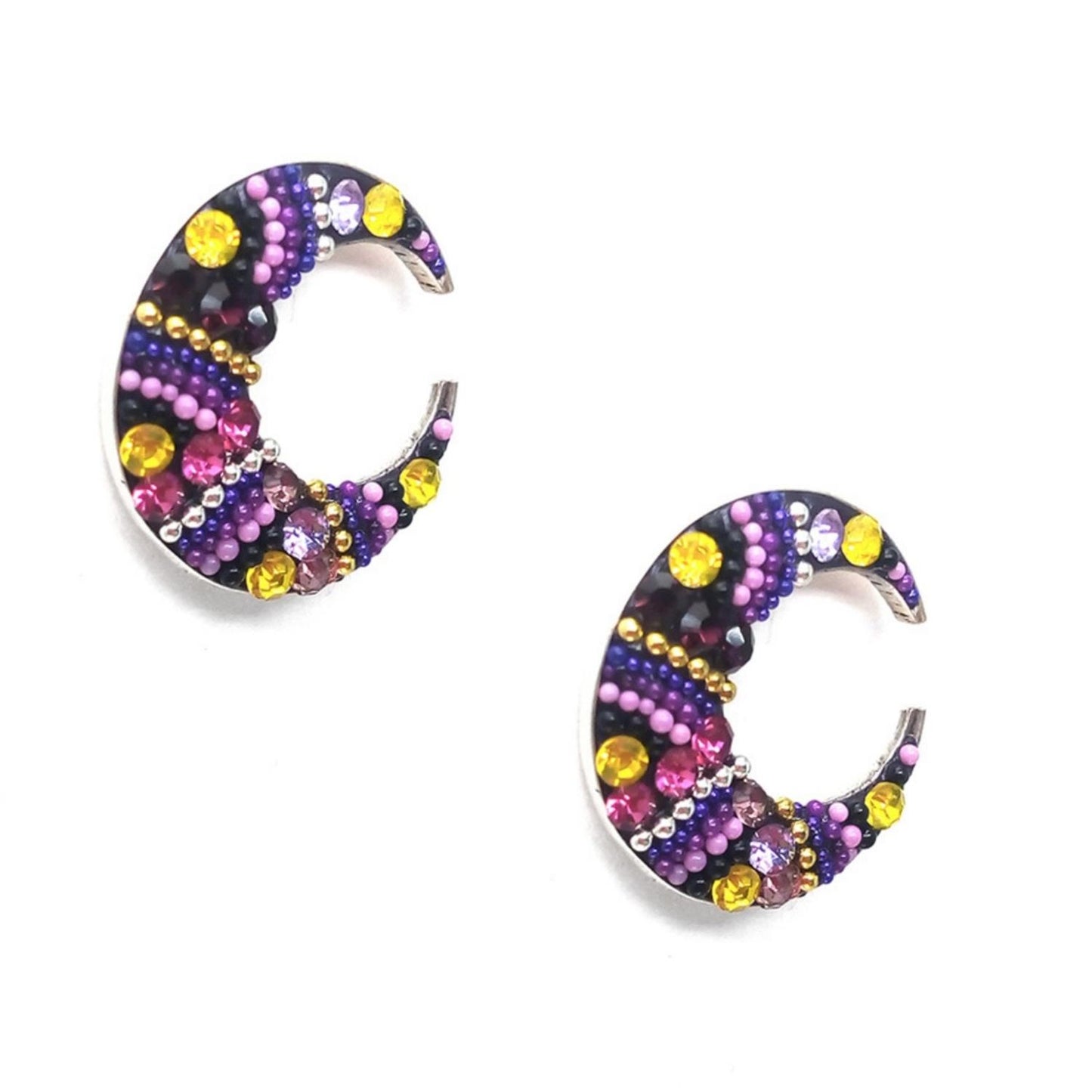 Set Collar y Aretes Luna Zvezda 0.925 Mujer