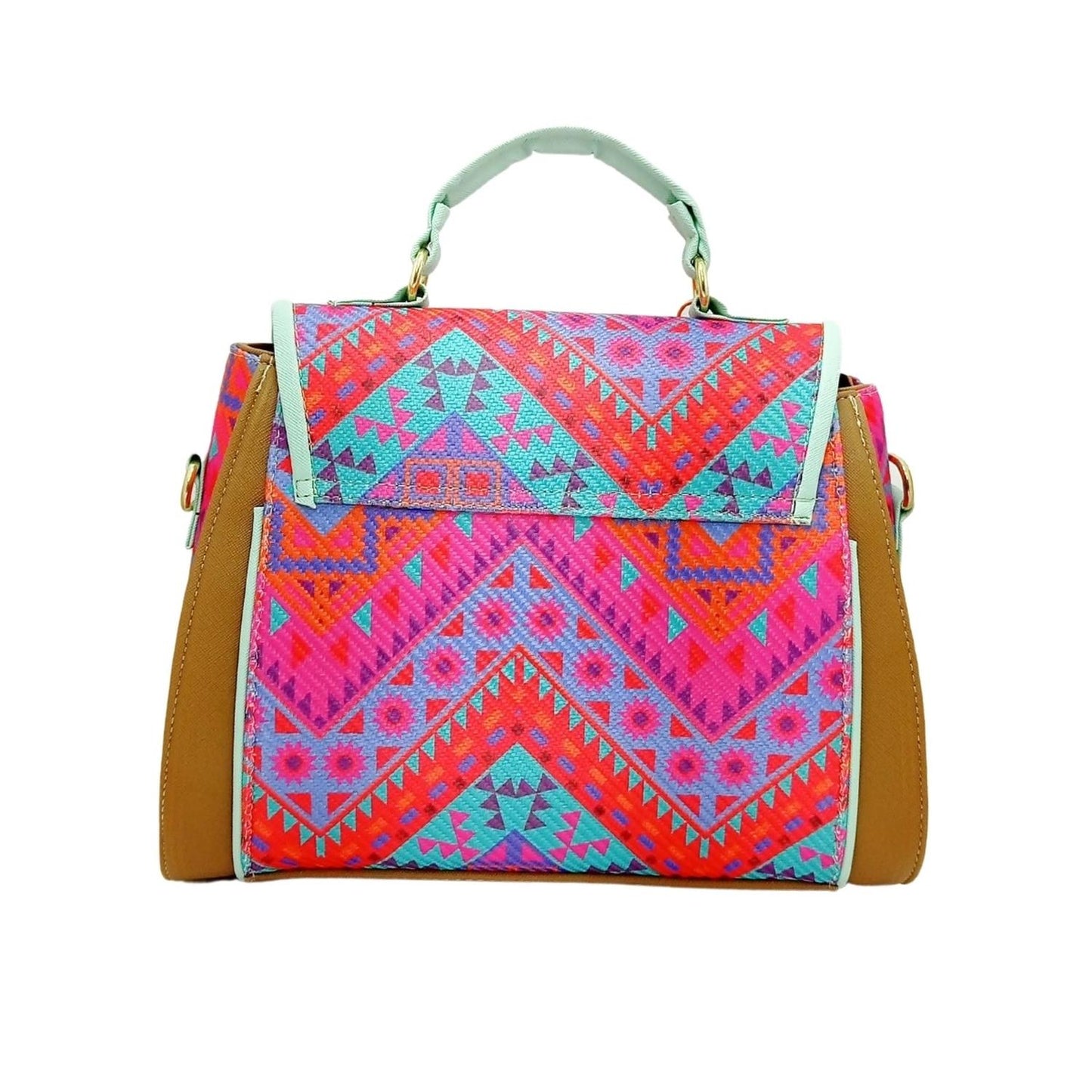 Bolsa Satchel Zvezda Alison Bambú BB-ALI Casual Para Mujer