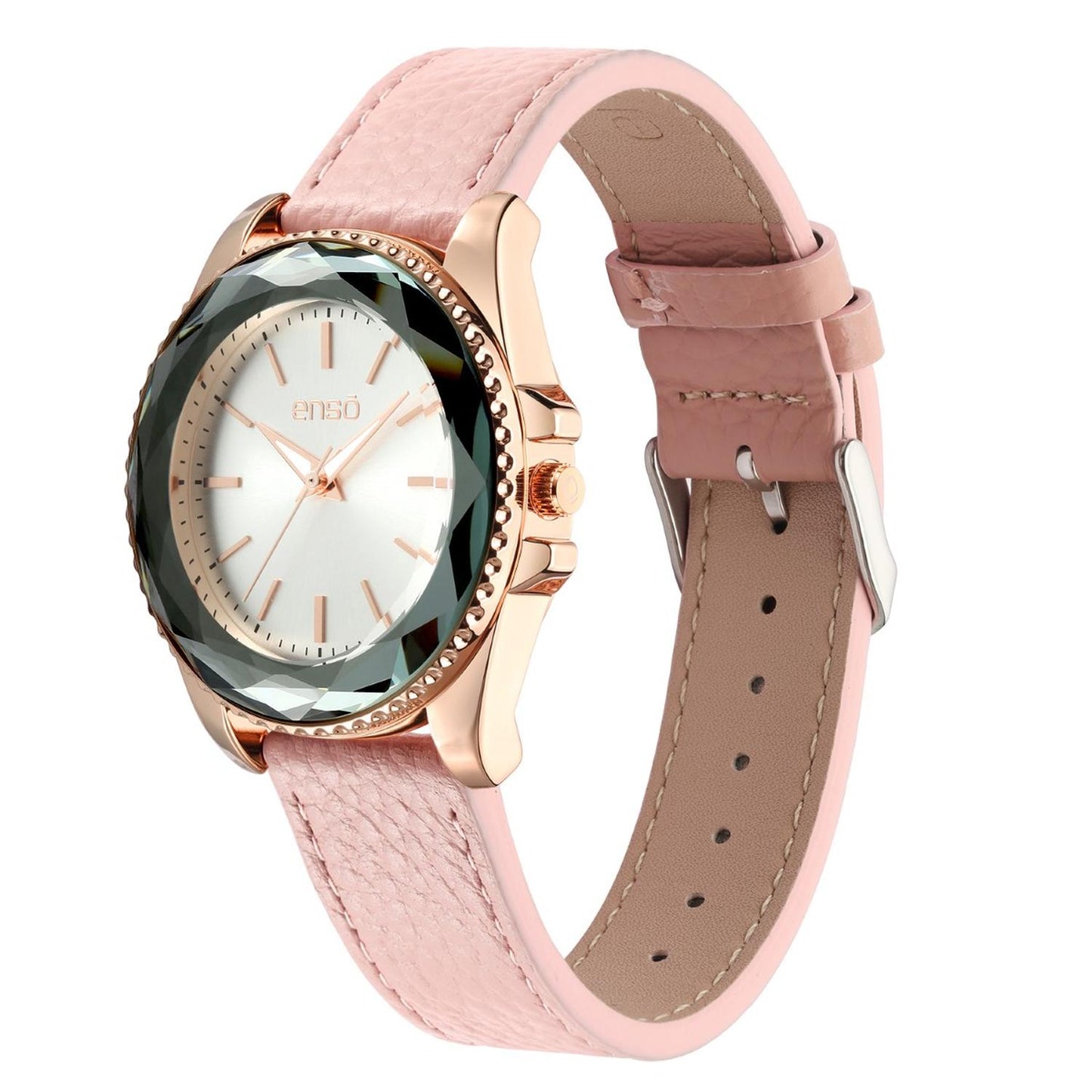 Reloj Análogo Enso Ladies Color EW9518L4 Cuarzo Metal correa Piel para Mujer