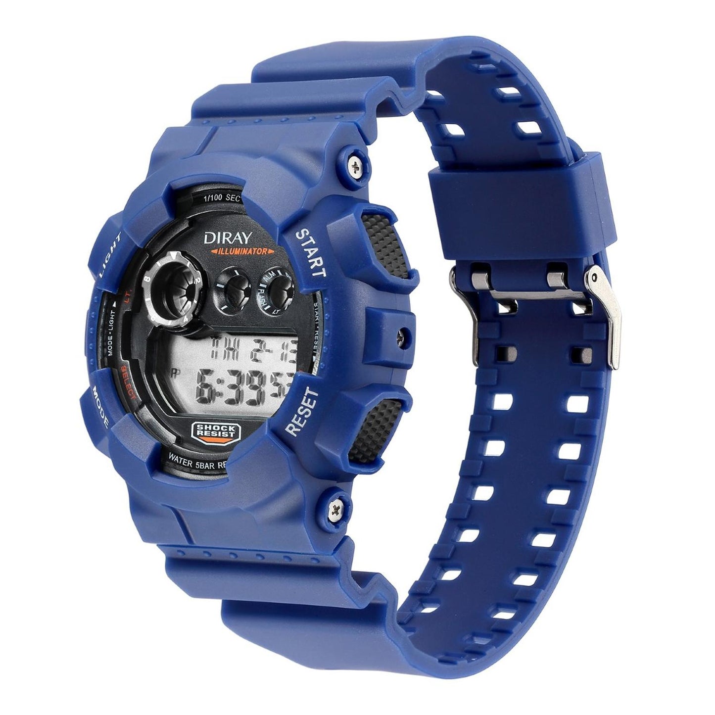 Reloj Diray Gents Blue Azul DR341G3 De Resina Para Hombre