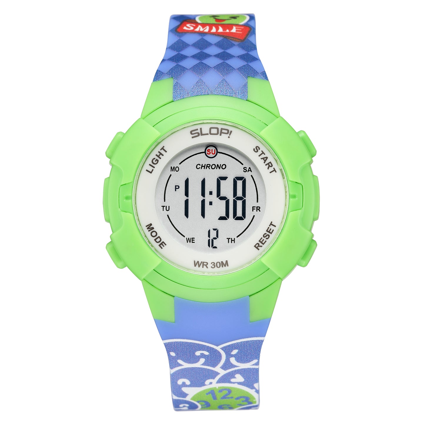 Reloj Slop Azul Print Smile SW8825LK4 Niño