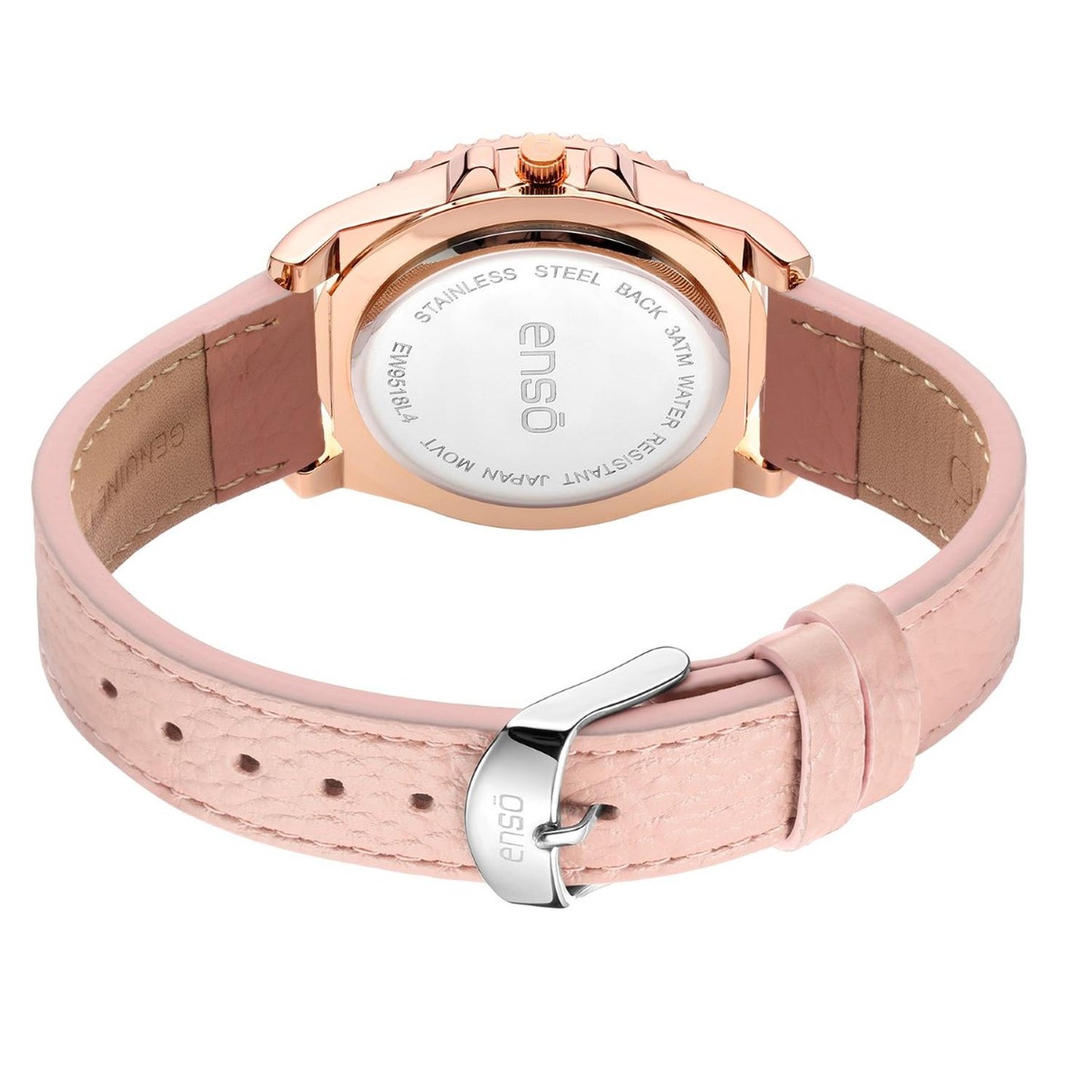 Reloj Análogo Enso Ladies Color EW9518L4 Cuarzo Metal correa Piel para Mujer