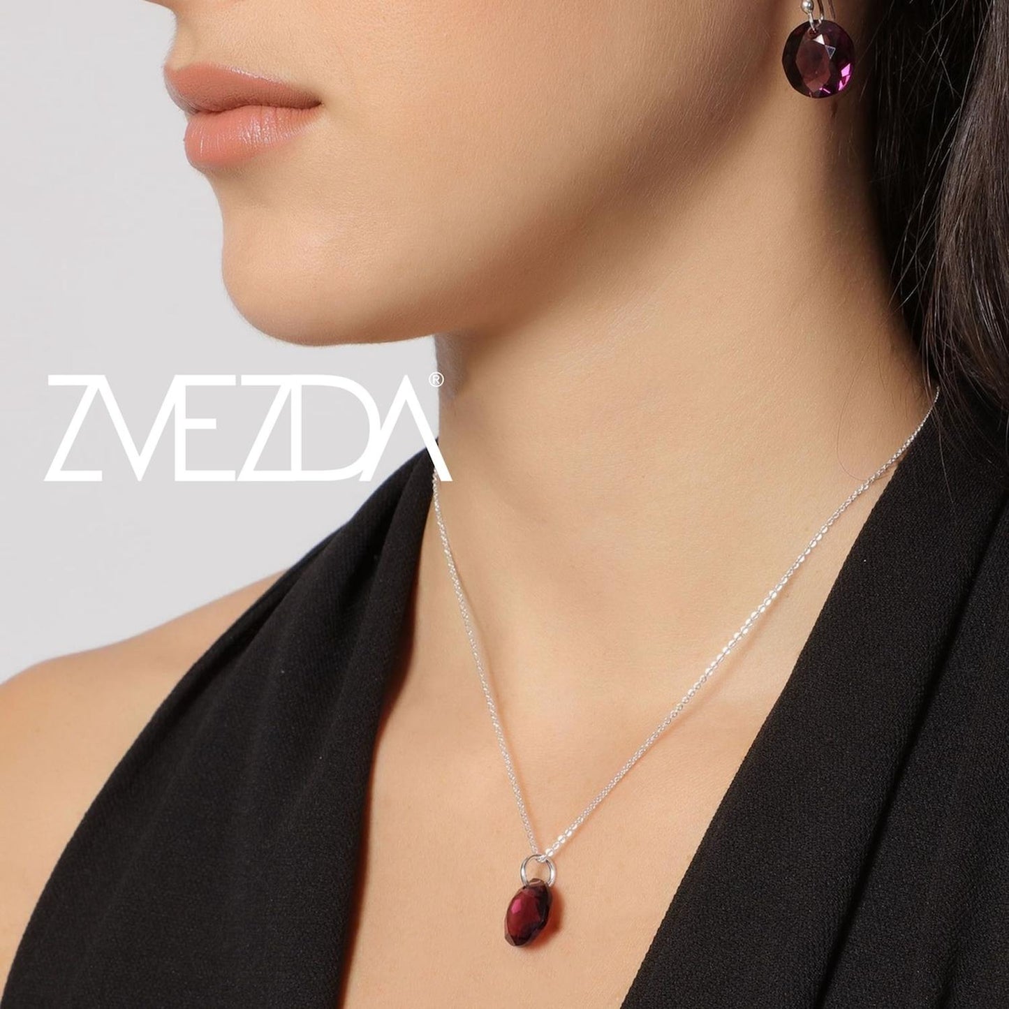 Set Collar y Aretes Classic Zvezda 0.925 Mujer