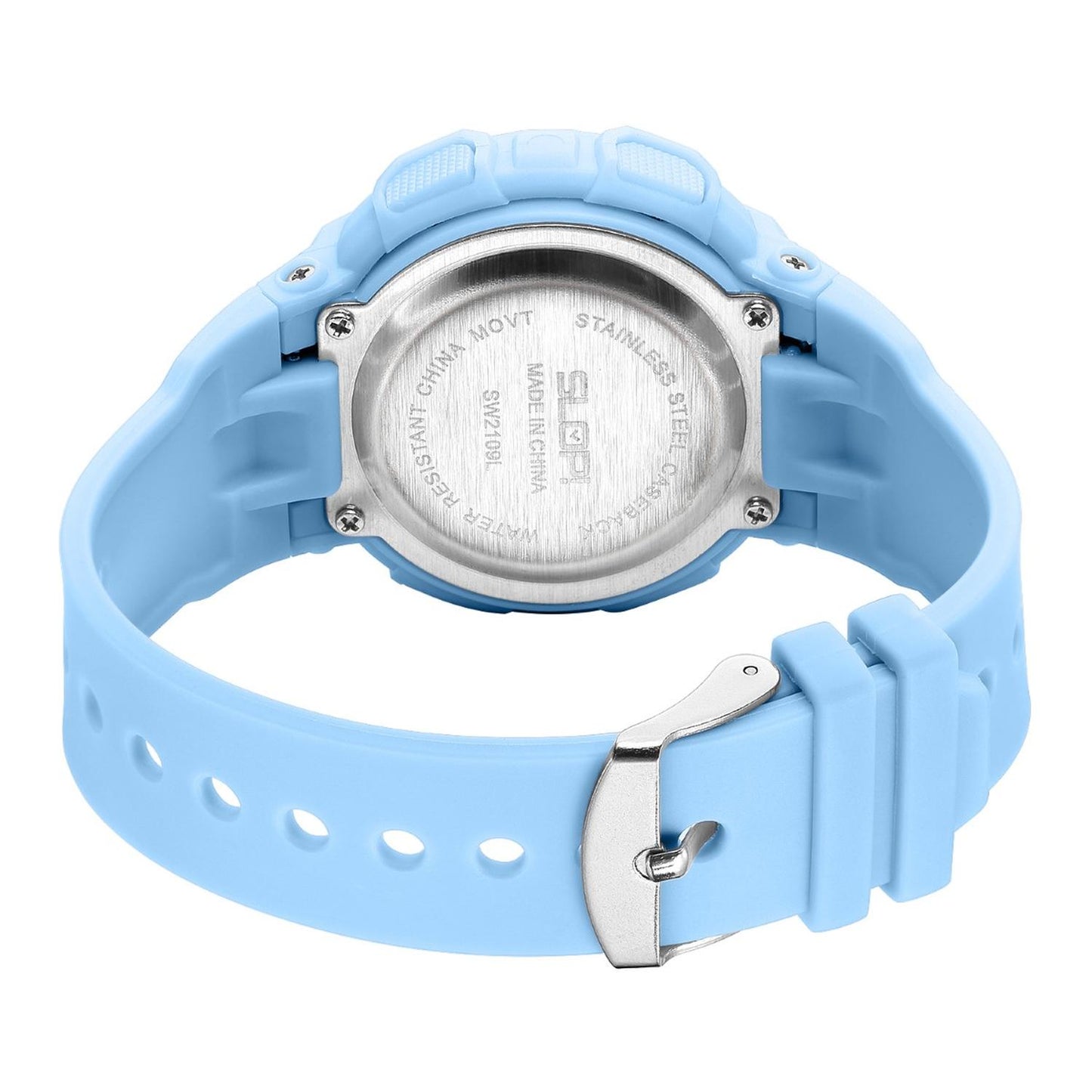 Reloj Slop Deportivo Azul SW2109L5 De Plástico Para Niño