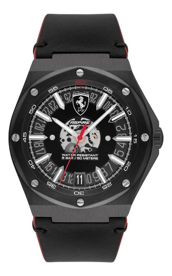Reloj Ferrari Aspire Negro 0830845 Para Hombre