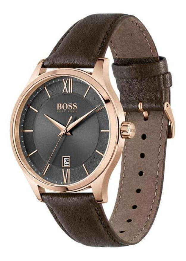 Reloj Hugo Boss Hombre Cuero 1513894 Elite
