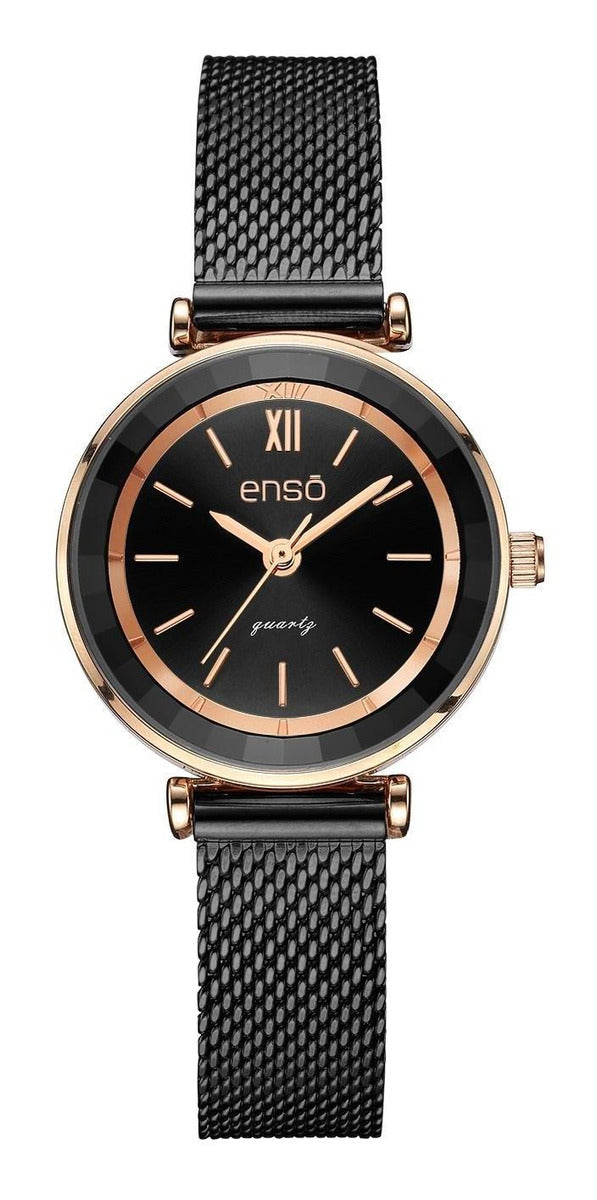 Reloj Enso Casual Negro EW9431L3 De Acero Inoxidable Mujer