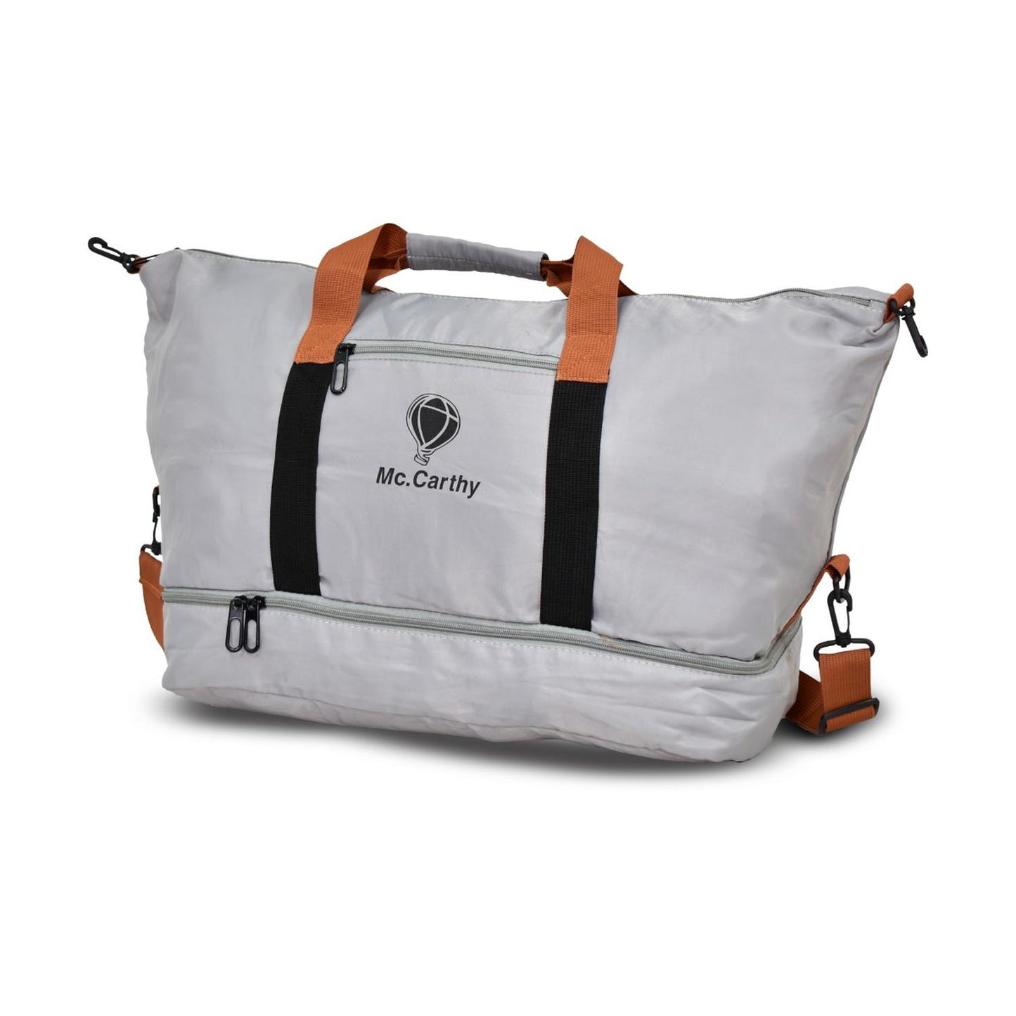 Bolsa De Viaje Blanda Nylon McCarthy MC1-1 Unisex Cierre Doble