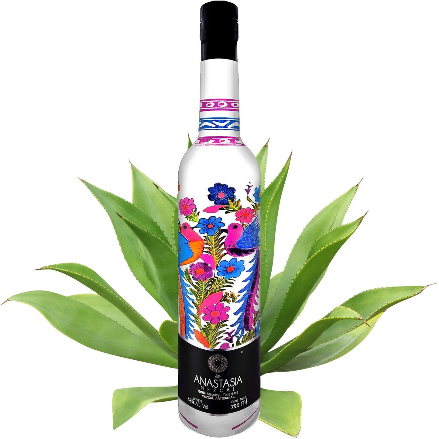 Mezcal Artesanal de Oaxaca Anastasia Maguey Tepeztate 48°