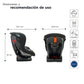 Autoasiento Etapa 2 D'bebé Confort Unisex de 0 a 18kg