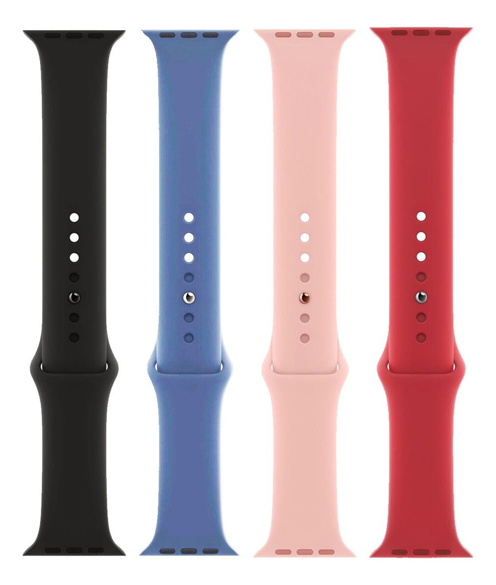 Correa Silicona Compatible Apple Watch Extensible Liso