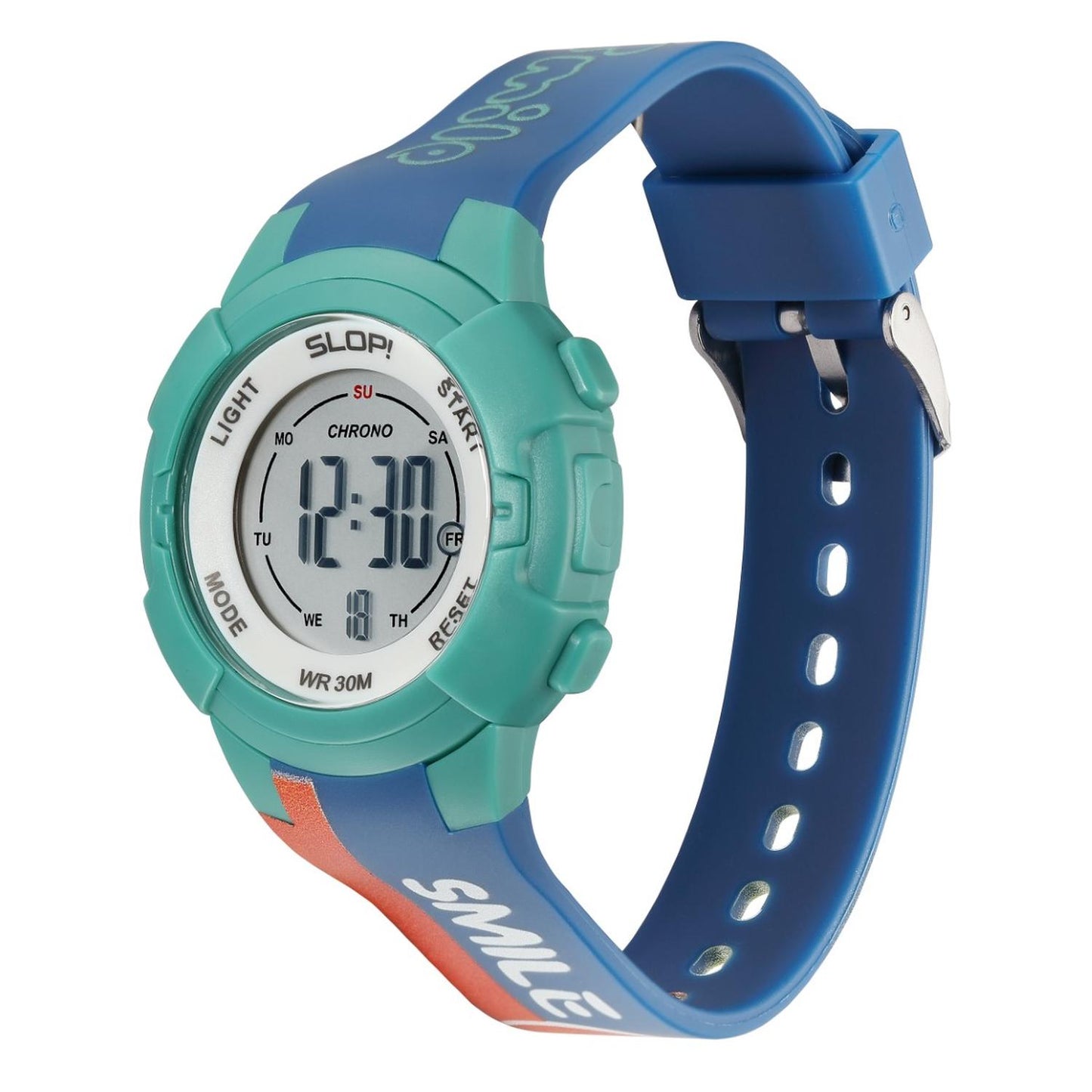 Reloj Slop Azul Print Smile SW8825LK2 Niño