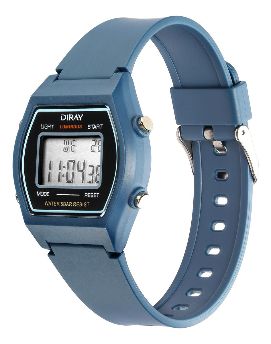 Reloj Diray Unisex Blue Azul DR362G4 De Resina Para Hombre