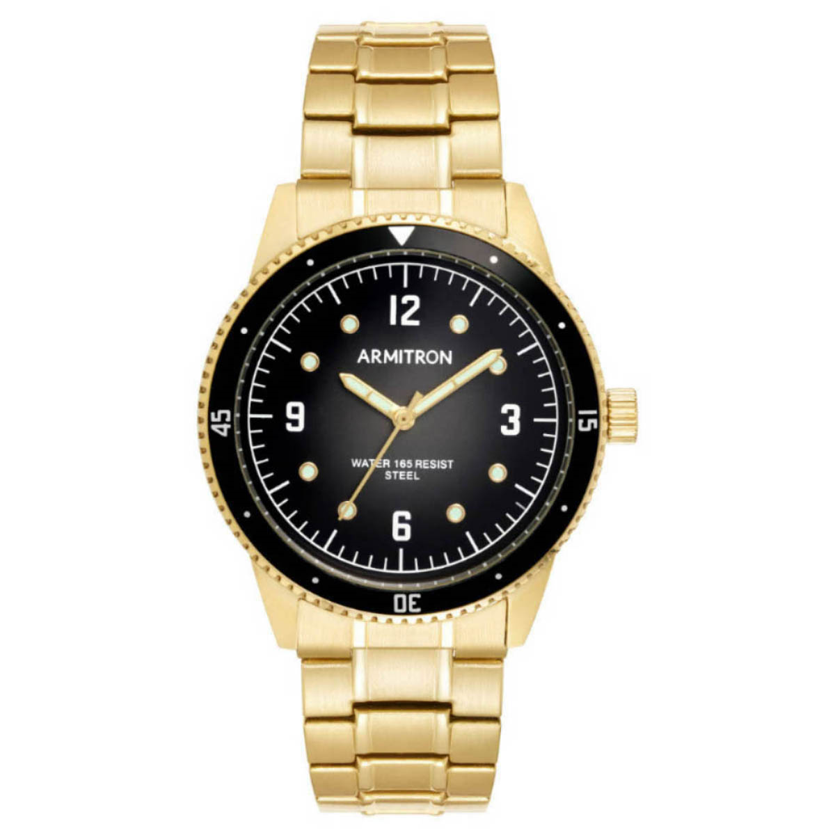 Reloj Armitron Dress Dorado 205482BKGPWM De Acero Hombre