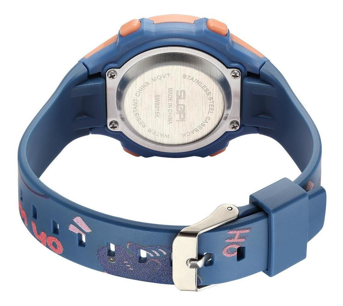 Reloj Slop Deportivo Azul SW8215K5 De Plástico Para Niño