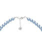 Collar Perlas de Cristal Austriacas Zvezda Plata 0.925 Mujer