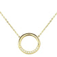 Collar Enso Gold EJN2186G De Acero Inoxidable Para Mujer
