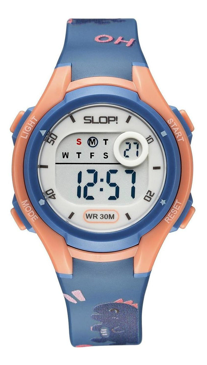 Reloj Slop Deportivo Azul SW8215K5 De Plástico Para Niño