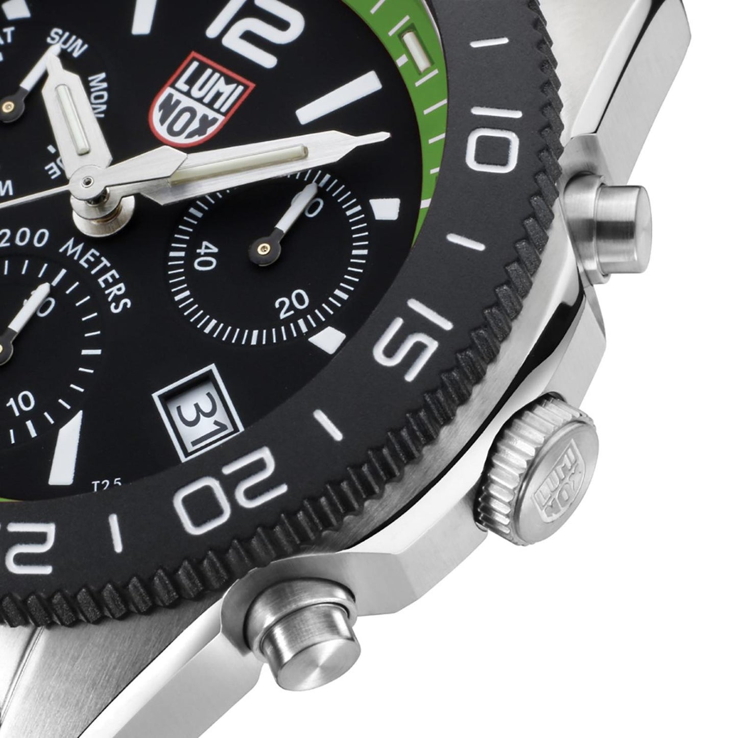 Reloj Análogo Luminox Pacific Diver Chronograph 3140 Series XS.3157.NF Ronda Z60 Acero correa Silicona para Hombre