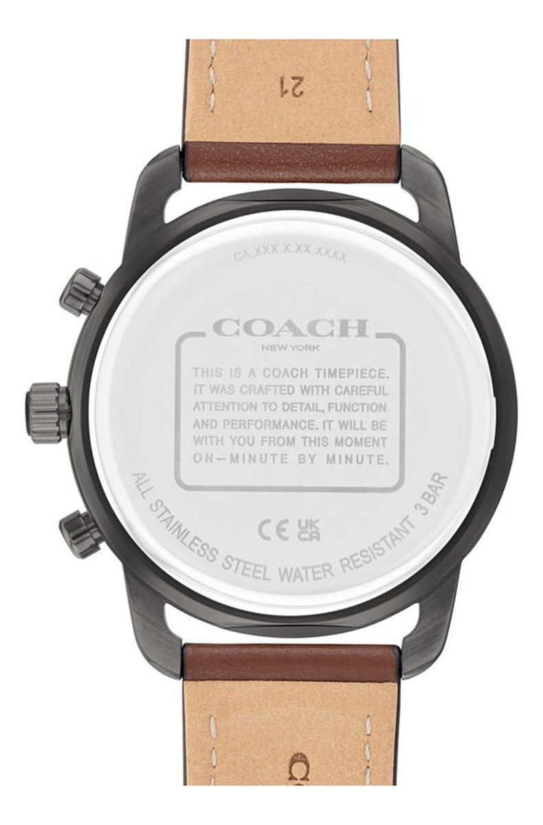 Reloj Coach Hombre Cuero 14602610 Cruiser