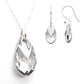 Set Collar y Aretes Pear Shaped Zvezda 0.925 Mujer