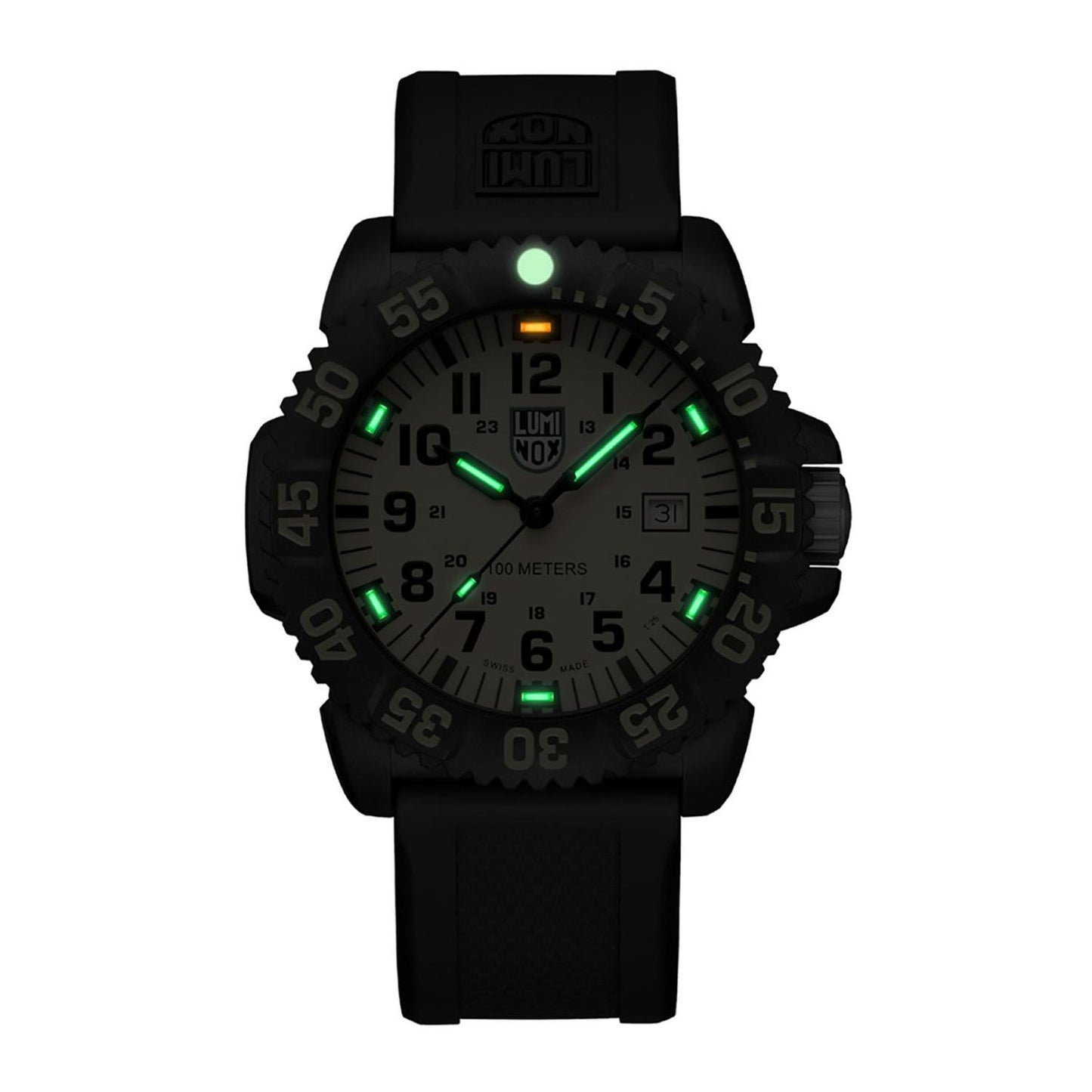 Reloj Análogo Luminox G Sea Lion Carbonox 43Mm 2050 Series X2.2055.1 Ronda 515 Carbonox correa Caucho para Hombre