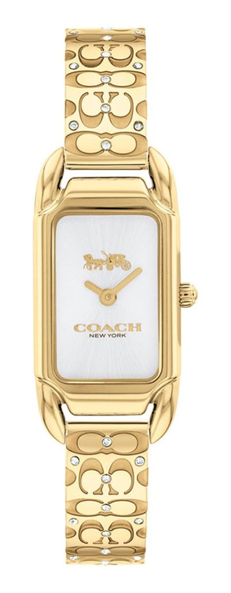 Reloj Coach Mujer Acero Chapado Oro Cristales 14504196 Cadie
