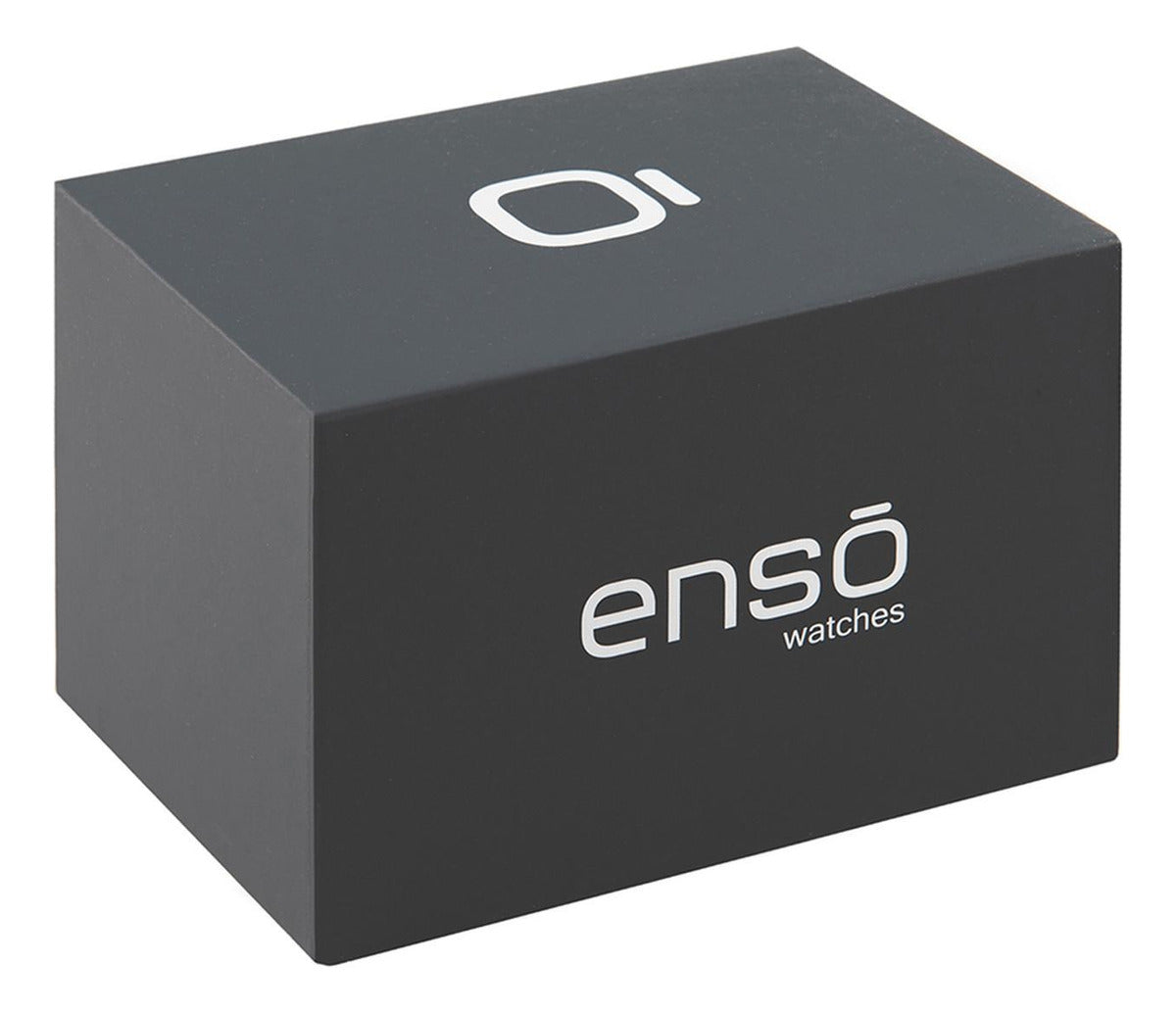 Reloj Enso Casual Negro EW1042G5 De Silicona Para Hombre