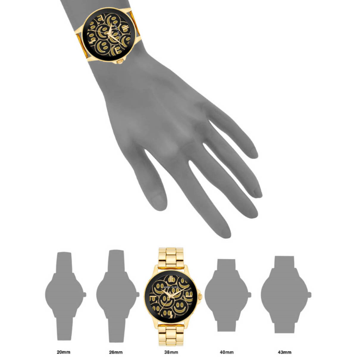 Reloj Anne Klein Gold Collection Dorado AK4164BKGB Mujer