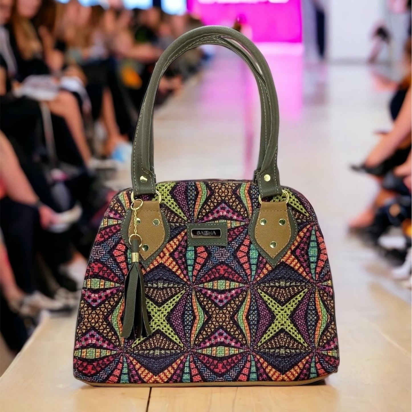 Bolsa Tote Zvezda Ivana Bambú BB-IVA Casual Para Mujer