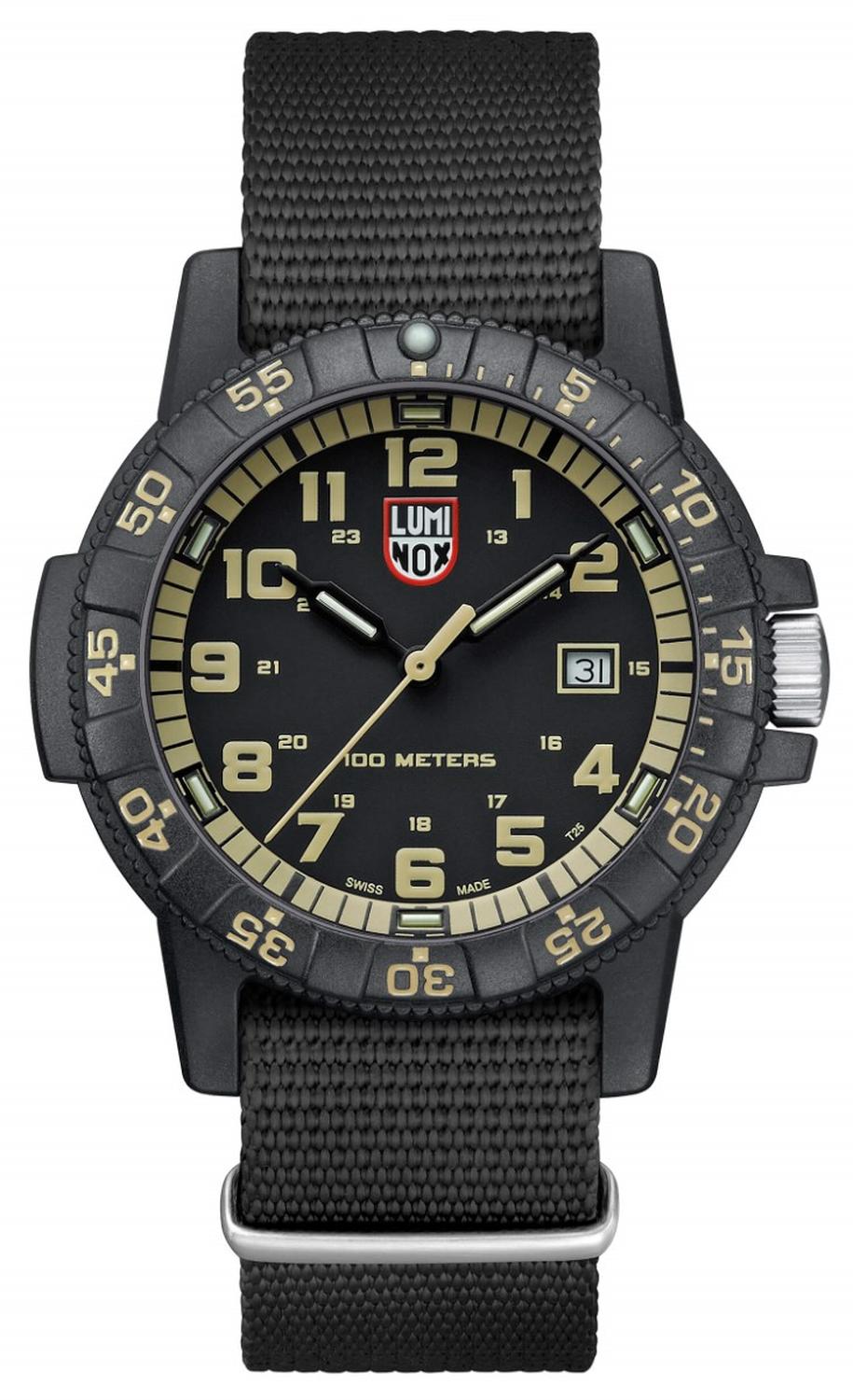 Reloj Análogo Luminox Leatherback Sea Turtle Giant 0320 Series XS.0333 Ronda 515 Carbonox correa Nylon para Hombre