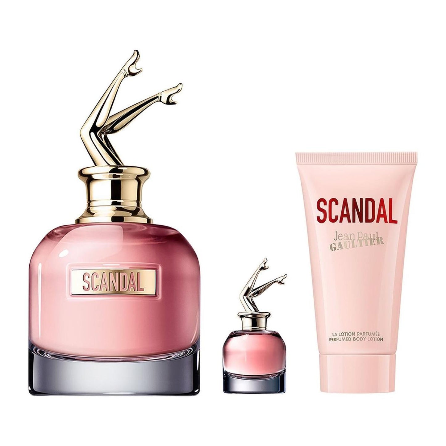 Set Jean Paul Gaultier Scandal 80ml Eau de Parfum Para Mujer Botella de Vidrio